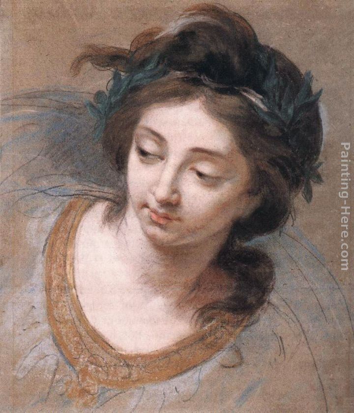 Elisabeth Louise Vigee-Le Brun Woman's Head